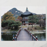 Chute, palais de Kyongbok Prospectus Customisé