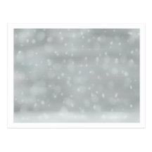 Chutes de neige carte postale