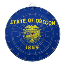 Cible avec le drapeau de l'Orégon, Etats-Unis