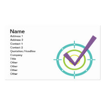 Cible Cartes De Visite Professionnelles