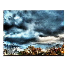 Ciel d'automne cartes postales