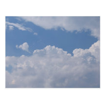 Ciel nuageux carte postale