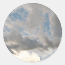 Ciel nuageux d'orage adhésif