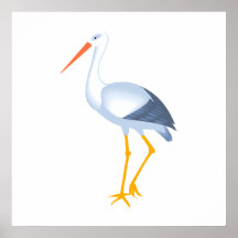Cigogne de Steffi Poster