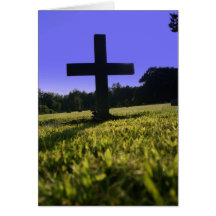 Cimetière paisible cartes de vœux