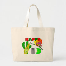 "Cinco chaux de De Mayo heureux", tequila et conce Sacs Fourre-tout