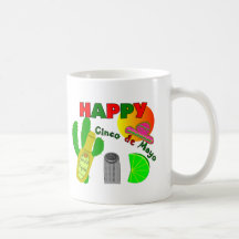 "Cinco chaux de De Mayo heureux", tequila et conce Tasse