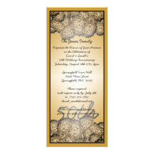 cinquantième Anniversaire Invitation Personnalisable
