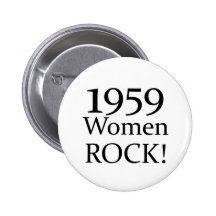 cinquantième Cadeaux d'anniversaire, roche de 1959 Badges Avec Agrafe