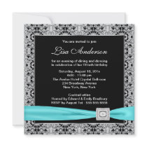 Cinquantième fête d'anniversaire de noir bleu de l