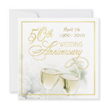 Invitations anniversaires de mariages