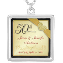 cinquantième Pendentif commémoratif d'anniversaire