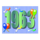 Ciquantième carte postale 1963 d'anniversaire