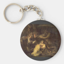 Circoncision du Christ par Rembrandt Porte-clés