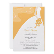 Cire d'abeille nuptiale d'invitation de douche de 