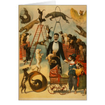 Cirque canin - carte de voeux #1