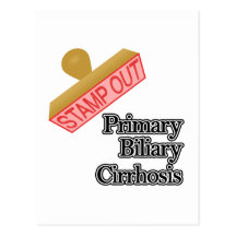 Cirrhose biliaire primaire carte postale