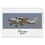 Cirrus SR22 - 2, Cirrus, SR-22 Wenskaart
