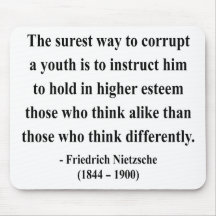Citation 2a de Nietzsche Tapis De Souris