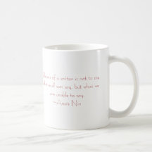 Citation d'Anais Nin Tasse