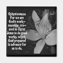 CITATION D'ÉCRITURE SAINTE DE BIBLE DE 2H10 D'EPHE MAGNETS POUR RÉFRIGÉRATEUR