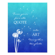 Citation inspirée personnalisable de pissenlit photographe
