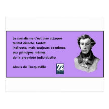 Citation Tocqueville Cartes Postales