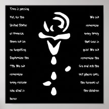 Citations roses de l'émoticône 9/11 posters