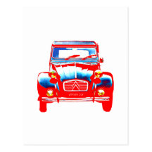 Citroen 2CV 2 Cartes Postales