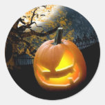 Citrouille de Halloween Autocollants