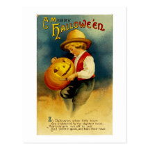 Citrouille de Halloween Carte Postale