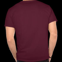 Citrouille de Halloween dans le rouge foncé t-shirts