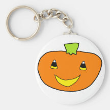 Citrouille heureux de Halloween Porte-clefs