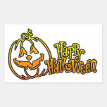 Citrouille heureux Jackolantern de Halloween Autocollant