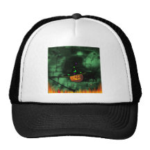 ("Citrouille sur un mur " * Casquettes