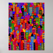 "city afdruk