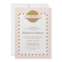 Classe de 2012 - célébration d'obtention du diplôm carton d'invitation