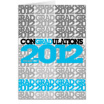 classe de conGRADulations de carte de 2012 bleus