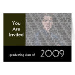 Classe d'invitation d'obtention du diplôme de 2009 cartes
