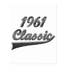 Classique 1961 carte postale