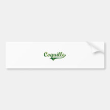 Classique de ville de Coquille Orégon Adhésifs Pour Voiture