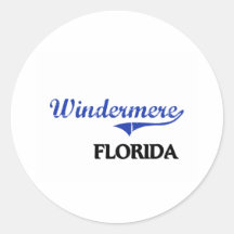 Classique de ville de Windermere la Floride Autocollants
