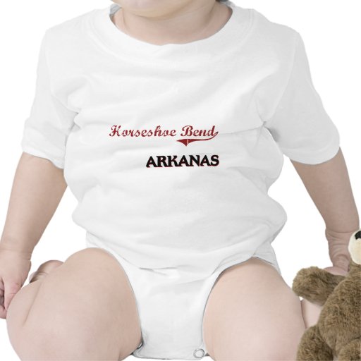 Classique en fer à cheval de ville de l'Arkansas d T-shirt
