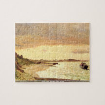 Claude Monet - bord de la mer au puzzle de Sainte 