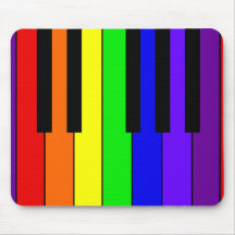 Clavier d'arc-en-ciel tapis de souris
