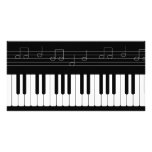 Clavier de piano photocarte