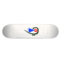 Clef basse bleue femelle rouge de bleu de robe planche à roulette