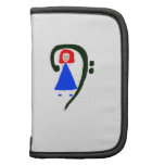 Clef basse bleue femelle rouge de bleu de robe agenda