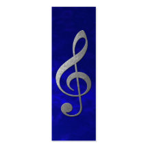 clef triple argentée carte de visite