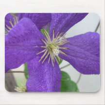 Clématites Mousepad Tapis De Souris